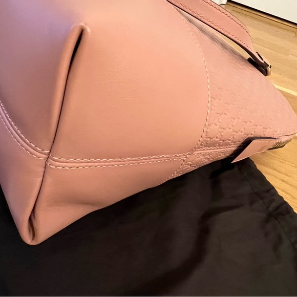 GENUINE, NEW! NEVER USED!! Gucci satchel in dusty pink. - Picture 11 of 15